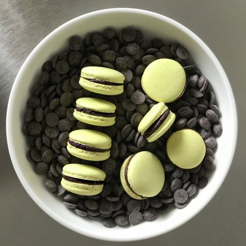 Macarons - Trufado de Chocolate Amargo